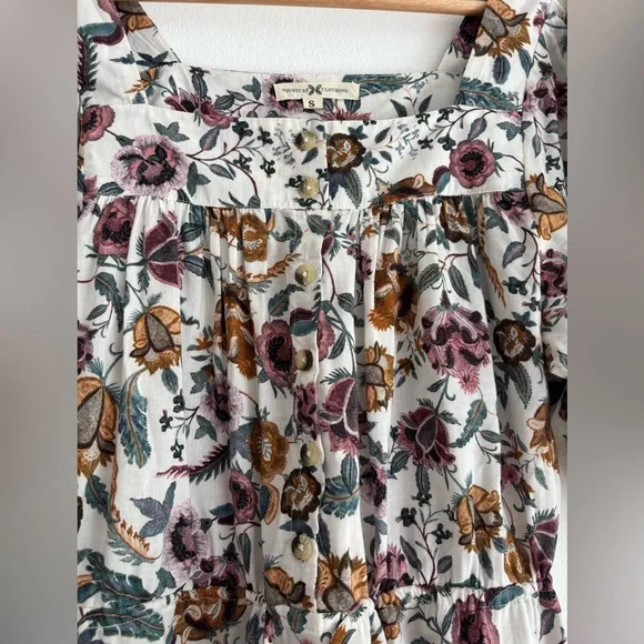 Floral Print Women's Dress - Picture 5 of 15